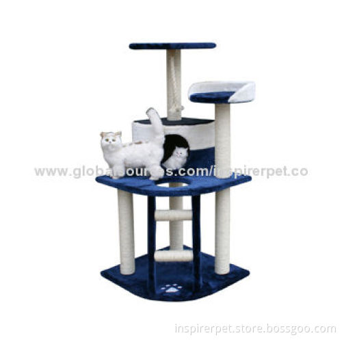 Corrugated Cat Scratcher, Ultra-thick Faux Fur, Various Colors are Available